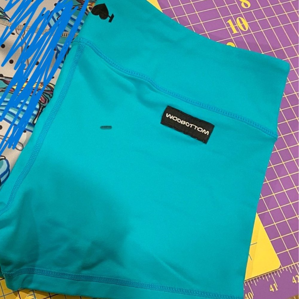 Wodbottom Teal XL shorts - EUC